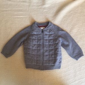 Zara Baby zip down sweatshirt.